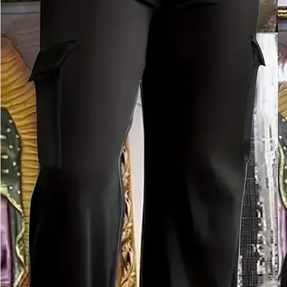 Women's Black Cargo Pants